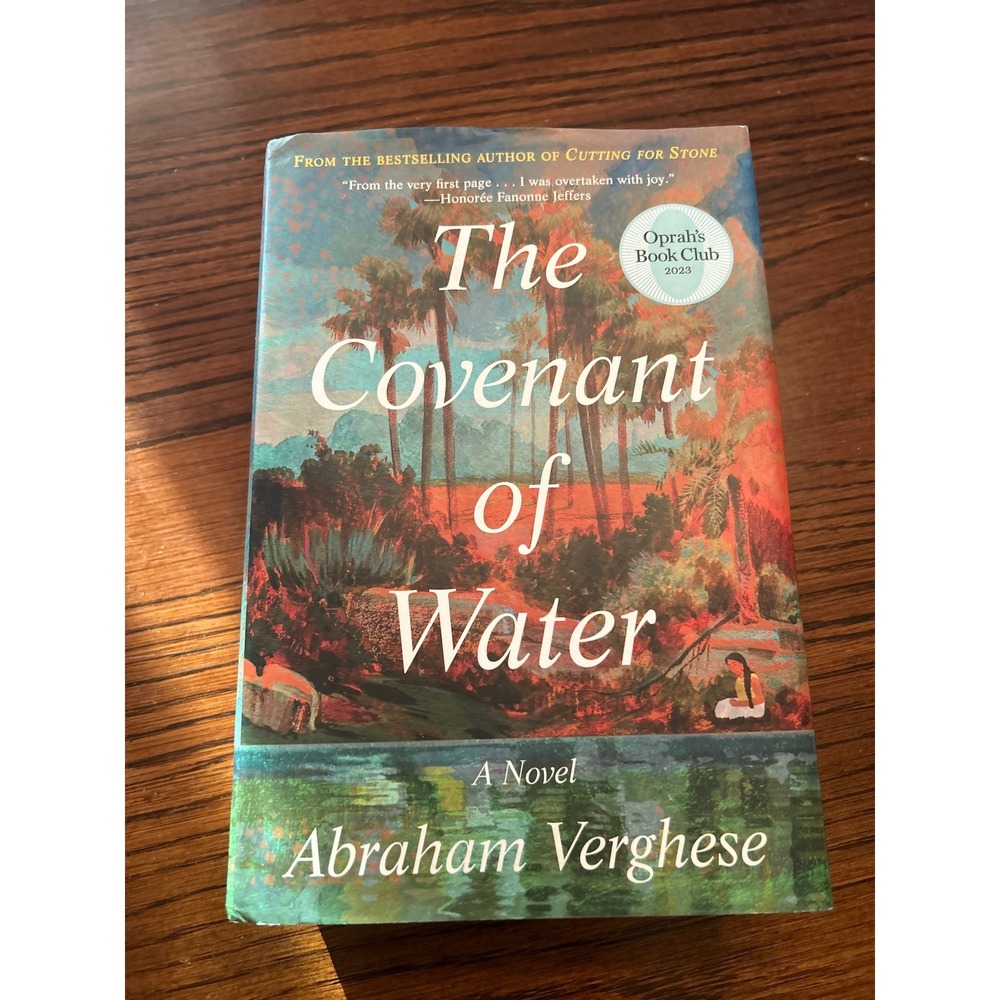 The Covenant of Water Abraham Verghese Hardcover Oprah Book Club 2023 Fiction
